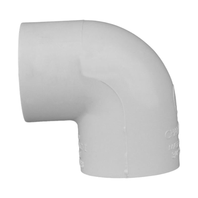 Charlotte Pipe Schedule 40 1/2 in. Slip X 1/2 in. D Slip PVC Elbow 1 pk - Case of 25