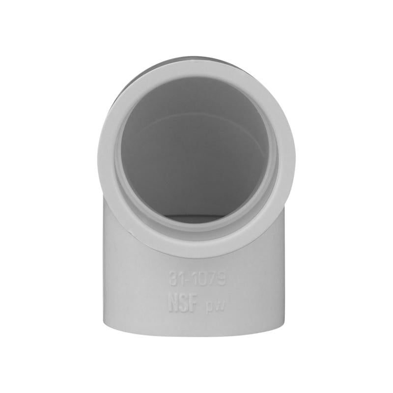 Charlotte Pipe Schedule 40 1 in. Slip X 1 in. D Slip PVC Elbow 1 pk - Case of 25