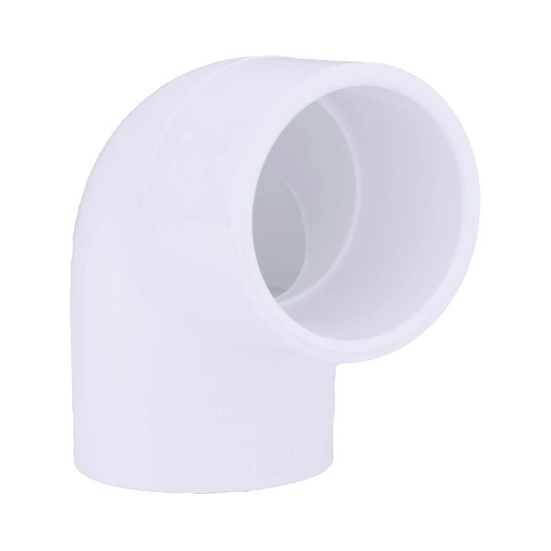 Charlotte Pipe Schedule 40 1-1/4 in. Slip X 1-1/4 in. D Slip PVC Elbow 1 pk - Case of 25
