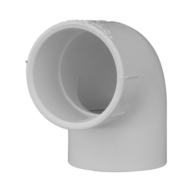 Charlotte Pipe Schedule 40 1-1/2 in. Slip X 1-1/2 in. D Slip PVC Elbow 1 pk - Case of 25