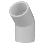 Charlotte Pipe Schedule 40 1/2 in. Slip X 1/2 in. D Slip PVC 45 Degree Elbow 1 pk - Case of 25