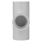 Charlotte Pipe Schedule 40 1/2 in. Slip X 1/2 in. D Slip PVC Tee 1 pk - Case of 25
