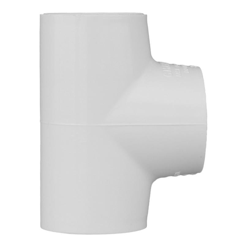 Charlotte Pipe Schedule 40 3/4 in. Slip X 3/4 in. D Slip PVC Tee 1 pk - Case of 25