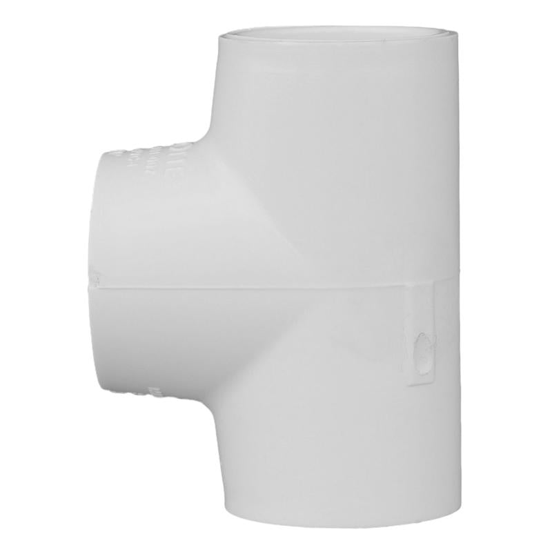 Charlotte Pipe Schedule 40 3/4 in. Slip X 3/4 in. D Slip PVC Tee 1 pk - Case of 25