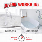 Drano Professional Strength Gel Clog Remover 80 oz - Case of 6