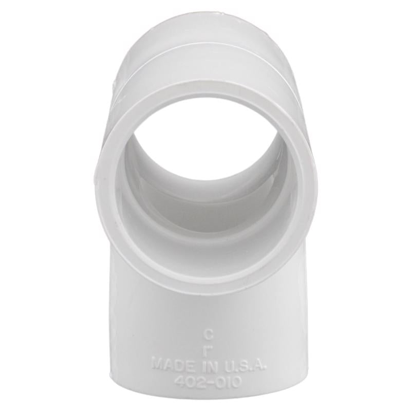 Charlotte Pipe Schedule 40 1/2 in. Slip X 1/2 in. D Slip PVC Tee 1 pk - Case of 25