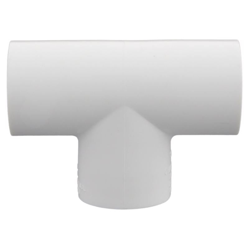Charlotte Pipe Schedule 40 1/2 in. Slip X 1/2 in. D Slip PVC Tee 1 pk - Case of 25