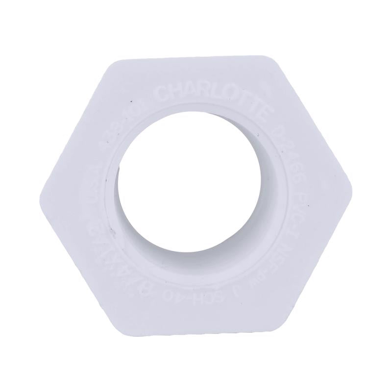 Charlotte Pipe Schedule 40 3/4 in. Spigot X 1/2 in. D FPT PVC Reducing Bushing 1 pk - Case of 25
