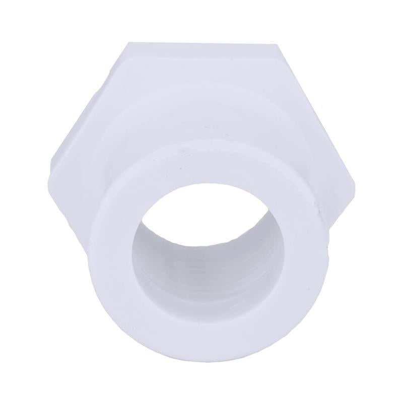 Charlotte Pipe Schedule 40 3/4 in. Spigot X 1/2 in. D FPT PVC Reducing Bushing 1 pk - Case of 25