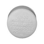 Charlotte Pipe Schedule 40 1 in. Slip PVC Cap 1 pk - Case of 25