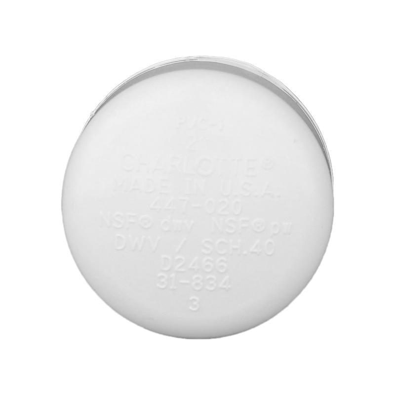 Charlotte Pipe Schedule 40 1-1/4 in. Slip PVC Cap 1 pk - Case of 25