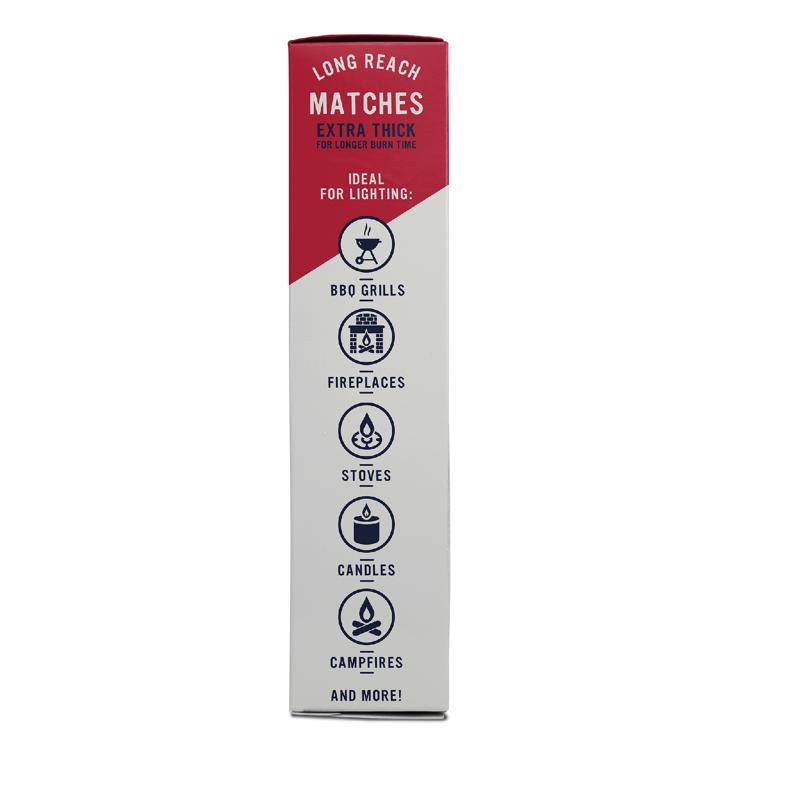Diamond 10 in. L Long Reach Matches 75 pc