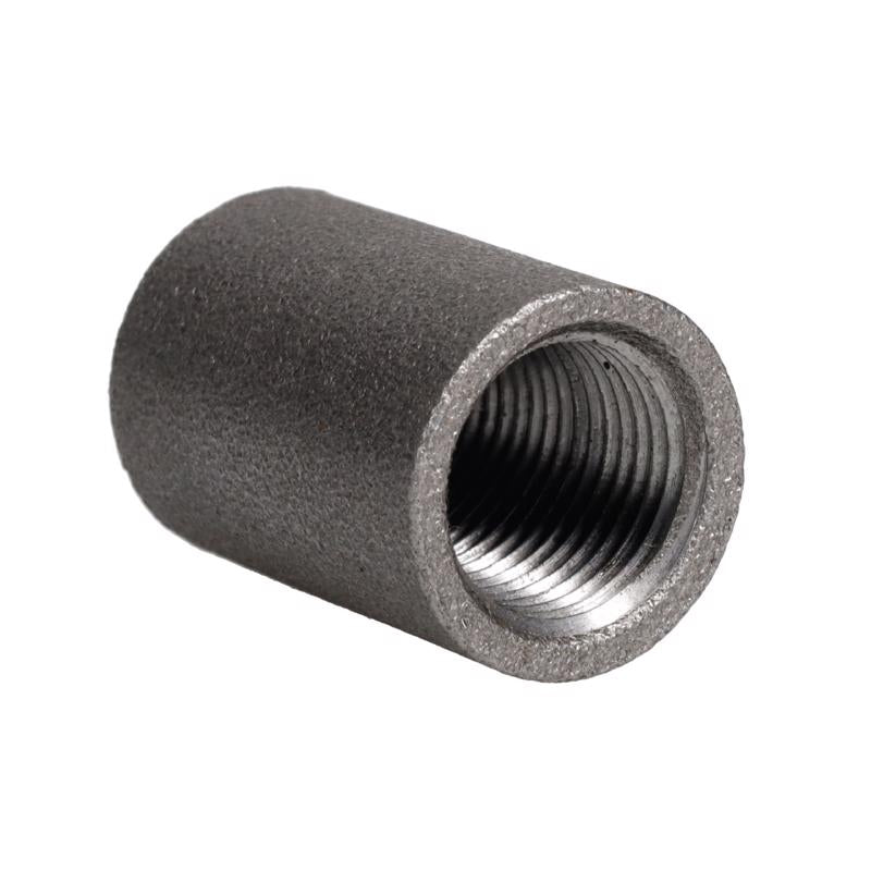 STZ Industries 1/2 in. FIP each X 1/2 in. D FIP Black Steel Coupling