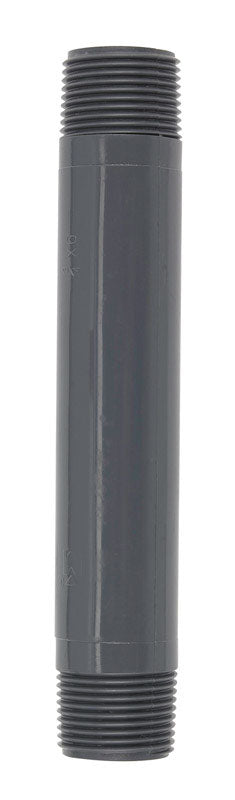 B&K Schedule 80 3/4 in. MIP X 3/4 in. D MIP PVC 6 in. Nipple 1 pk - Case of 10