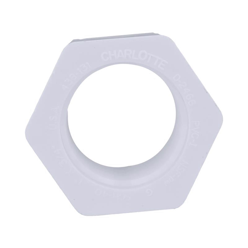 Charlotte Pipe Schedule 40 1 in. Spigot X 3/4 in. D FPT PVC Reducing Bushing 1 pk - Case of 25