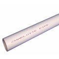 Charlotte Pipe Schedule 40 PVC Pressure Pipe 1/2 in. D X 10 ft. L Plain End 600 psi - Case of 10
