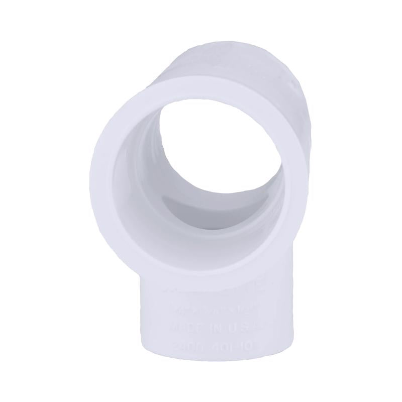 Charlotte Pipe Schedule 40 3/4 in. Slip X 3/4 in. D Slip PVC Reducing Tee 1 pk - Case of 25