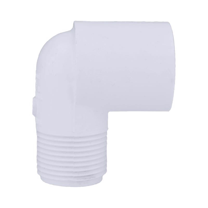 Charlotte Pipe Schedule 40 3/4 in. Slip X 3/4 in. D MPT PVC Street Elbow 1 pk - Case of 25