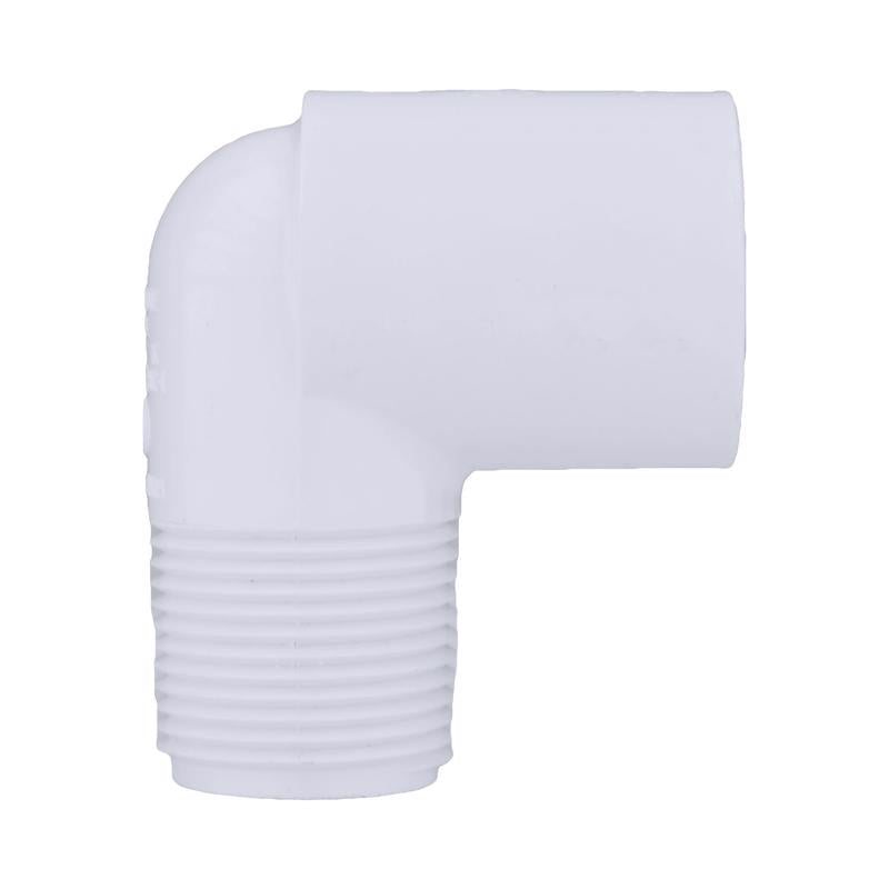 Charlotte Pipe Schedule 40 1 in. Slip X 1 in. D MPT PVC Street Elbow 1 pk