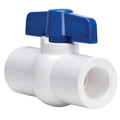 Homewerks 1 in. PVC FIP Ball Valve Full Port Quarter-Turn Lever For Potable Water
