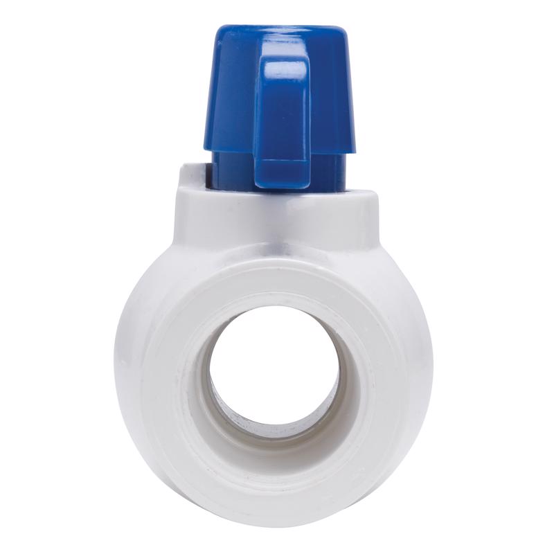 Homewerks 3/4 in. PVC FIP Ball Valve Full Port Quarter-Turn Lever For Potable Water