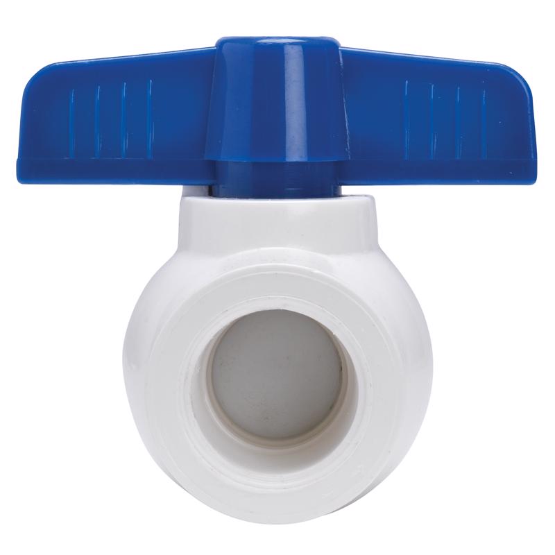 Homewerks 3/4 in. PVC FIP Ball Valve Full Port Quarter-Turn Lever For Potable Water