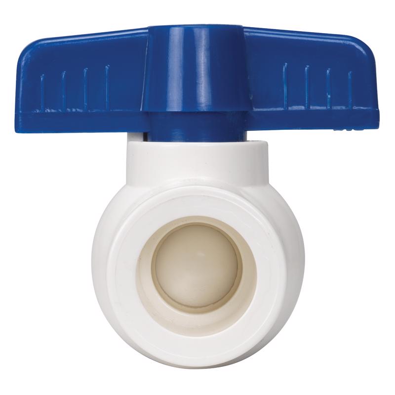 Homewerks 2 in. PVC Slip Ball Valve Full Port Quarter-Turn Lever For Potable Water - Case of 2
