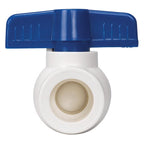 Homewerks 1 in. PVC Slip Ball Valve Full Port Quarter-Turn Lever For Potable Water