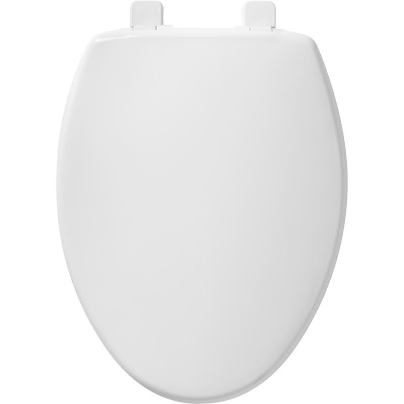 Mayfair by Bemis Caswell Slow Close Elongated White Plastic Toilet Seat - Case of 4