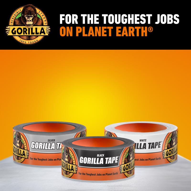 Gorilla 1.88 in. W X 10 yd L Black Duct Tape
