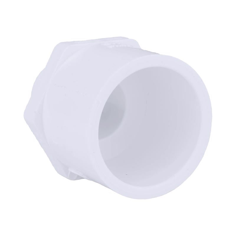 Charlotte Pipe Schedule 40 3/4 in. MPT X 1 in. D Slip PVC Pipe Adapter 1 pk - Case of 25