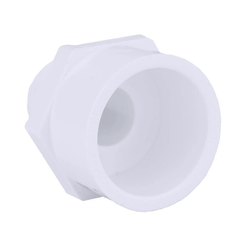 Charlotte Pipe Schedule 40 1/2 in. MPT X 3/4 in. D Slip PVC Pipe Adapter 1 pk - Case of 25