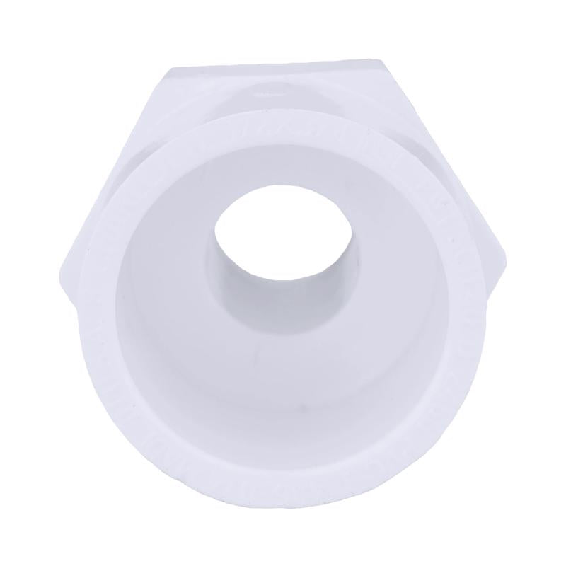 Charlotte Pipe Schedule 40 1/2 in. MPT X 3/4 in. D Slip PVC Pipe Adapter 1 pk - Case of 25