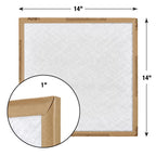 Flanders EZ Flow II 14 in. W X 14 in. H X 1 in. Fiberglass 1 MERV Air Filter 1 pk - Case of 12