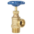 Homewerks 3/4 in. MIP in. X 3/4 in. Garden Hose Thread Brass Boiler Drain