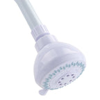 Oakbrook Collection White PVC 3 settings Wallmount Showerhead 1.8 gpm