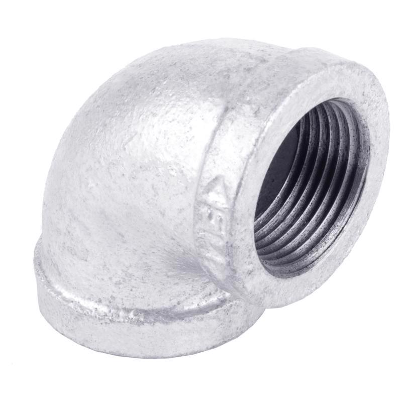 STZ Industries 1/4 in. FIP each X 1/4 in. D FIP Galvanized Malleable Iron 90 Degree Elbow - Case of 5