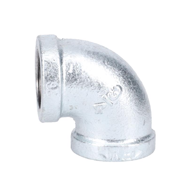 STZ Industries 3/4 in. FIP each X 3/4 in. D FIP Galvanized Malleable Iron 90 Degree Elbow