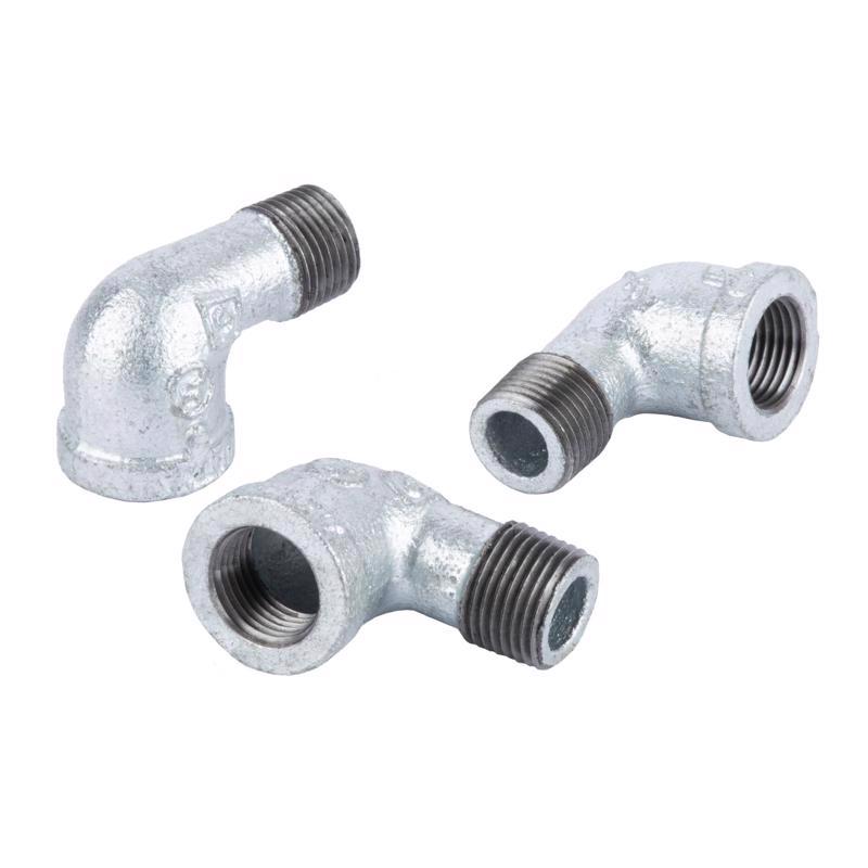 STZ Industries 3/4 in. FIP each X 3/4 in. D MIP Galvanized Malleable Iron 90 Degree Street Elbow - Case of 5