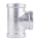 STZ Industries 1/2 in. FIP each X 1/2 in. D FIP 1/2 in. D FIP Galvanized Malleable Iron Tee - Case of 5