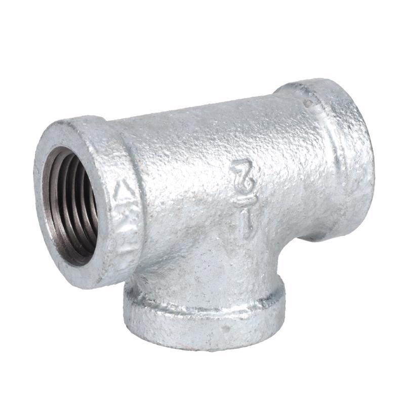 STZ Industries 1/2 in. FIP each X 1/2 in. D FIP 1/2 in. D FIP Galvanized Malleable Iron Tee - Case of 5