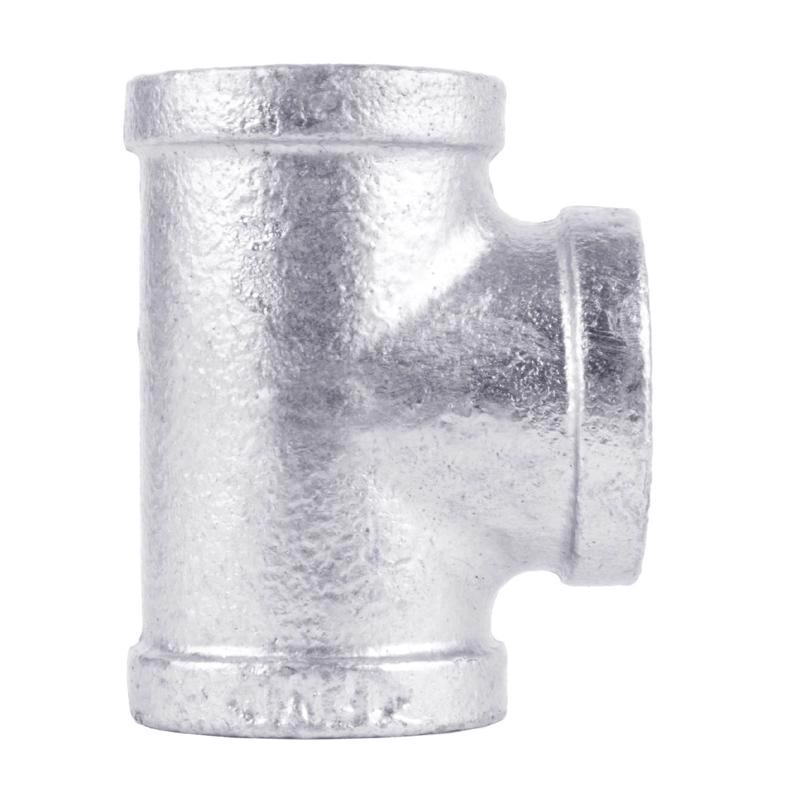STZ Industries 3/4 in. FIP each X 3/4 in. D FIP 3/4 in. D FIP Galvanized Malleable Iron Tee - Case of 5