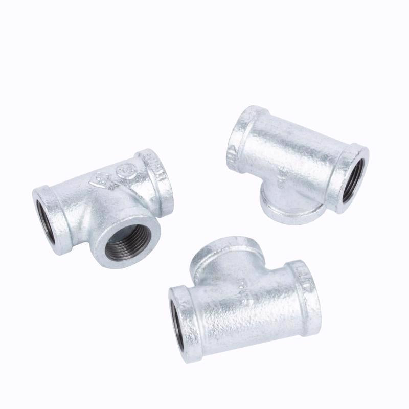 STZ Industries 3/4 in. FIP each X 3/4 in. D FIP 3/4 in. D FIP Galvanized Malleable Iron Tee - Case of 5