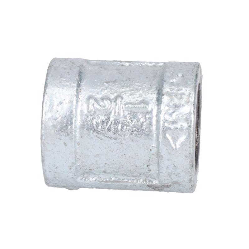 STZ Industries 1/2 in. FIP each X 1/2 in. D FIP Galvanized Malleable Iron Coupling - Case of 5