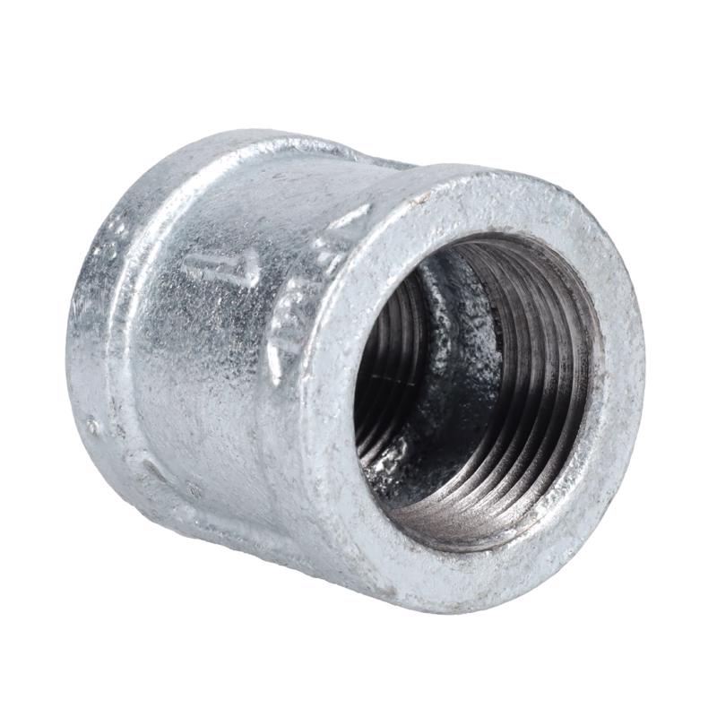 STZ Industries 1 in. FIP each X 1 in. D FIP Galvanized Malleable Iron Coupling - Case of 5