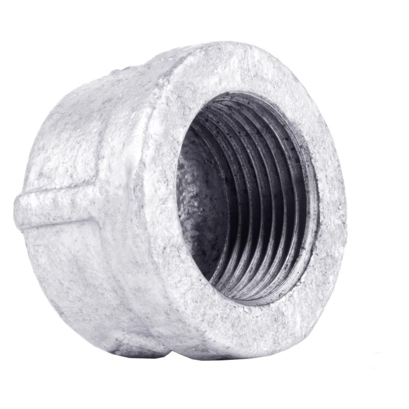 STZ Industries 1/2 in. FIP each Galvanized Malleable Iron Cap - Case of 5