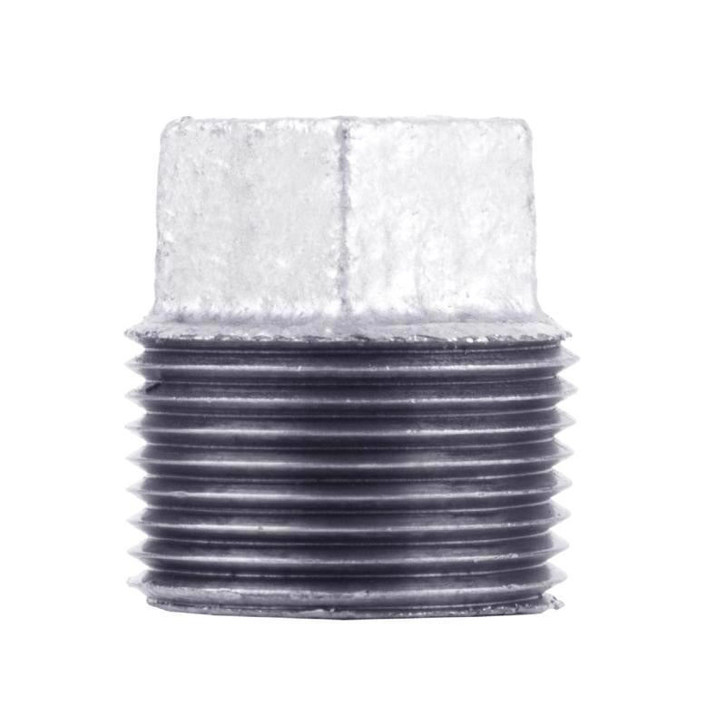 STZ Industries 1/2 in. MIP each Galvanized Malleable Iron Plug - Case of 5