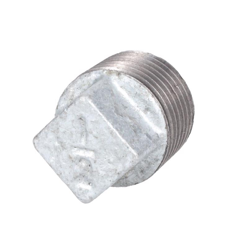 STZ Industries 1/2 in. MIP each Galvanized Malleable Iron Plug - Case of 5