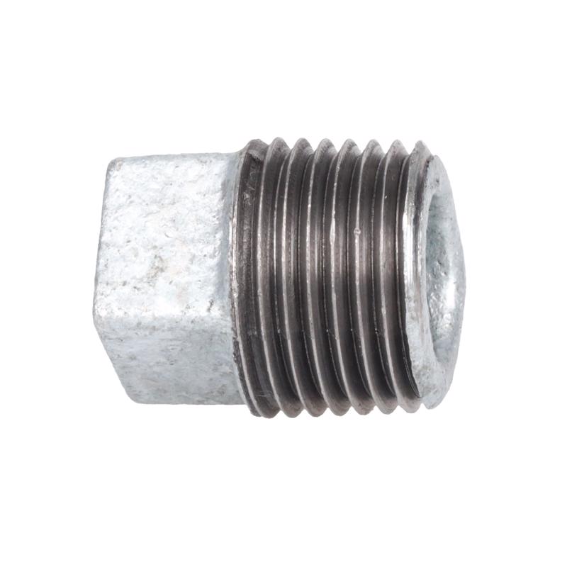 STZ Industries 1/2 in. MIP each Galvanized Malleable Iron Plug - Case of 5