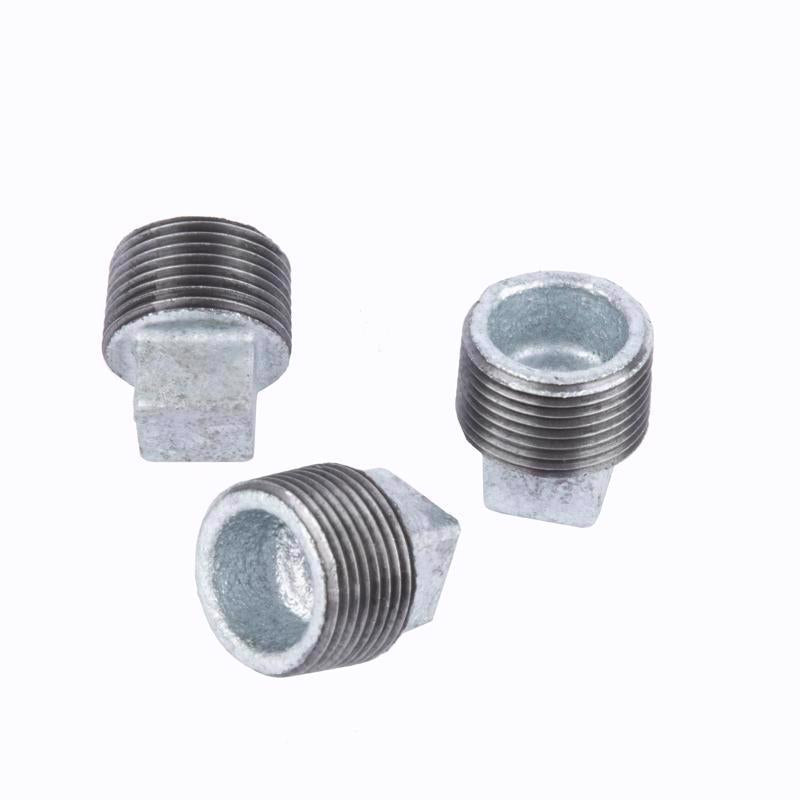 STZ Industries 1/2 in. MIP each Galvanized Malleable Iron Plug - Case of 5